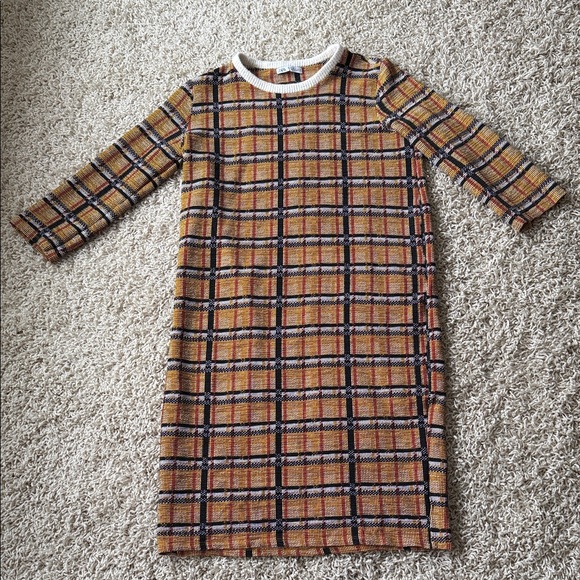 Zara Dresses & Skirts - Zara Multicolor Plaid Women Dress Size Medium